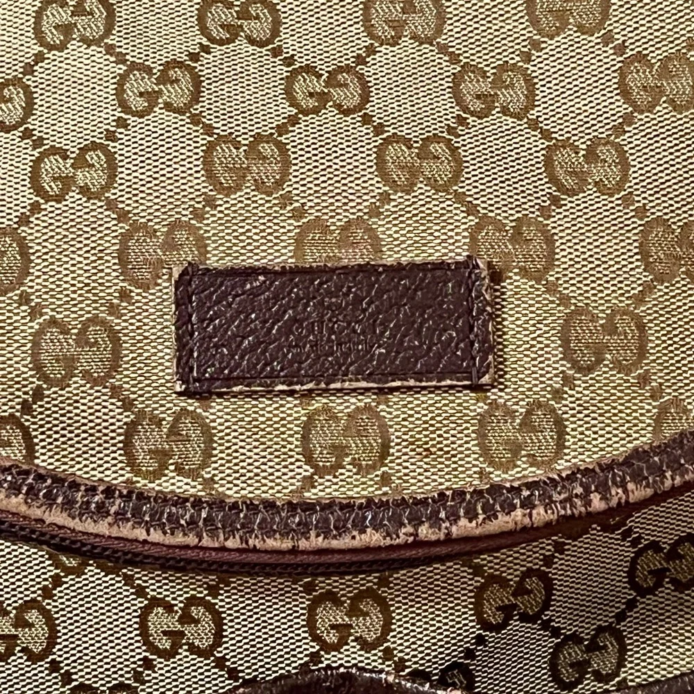 Gucci Monogram Canvas Diaper Bag